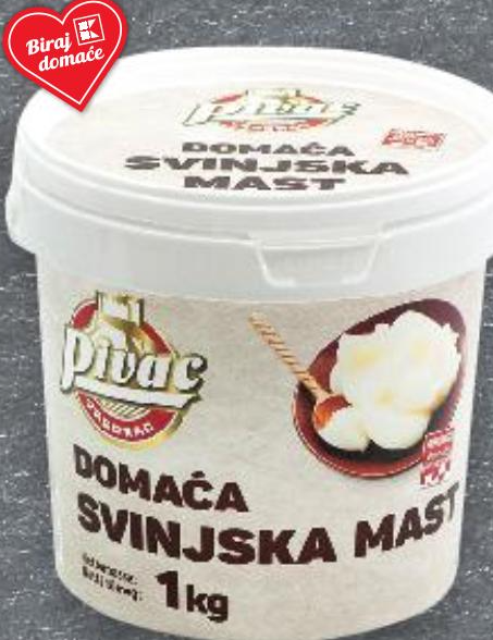 Pivac Svinjska mast 1 kg