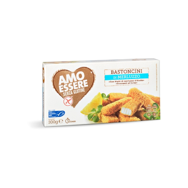 Amo Essere Panirane ribje palčke brez glutena
