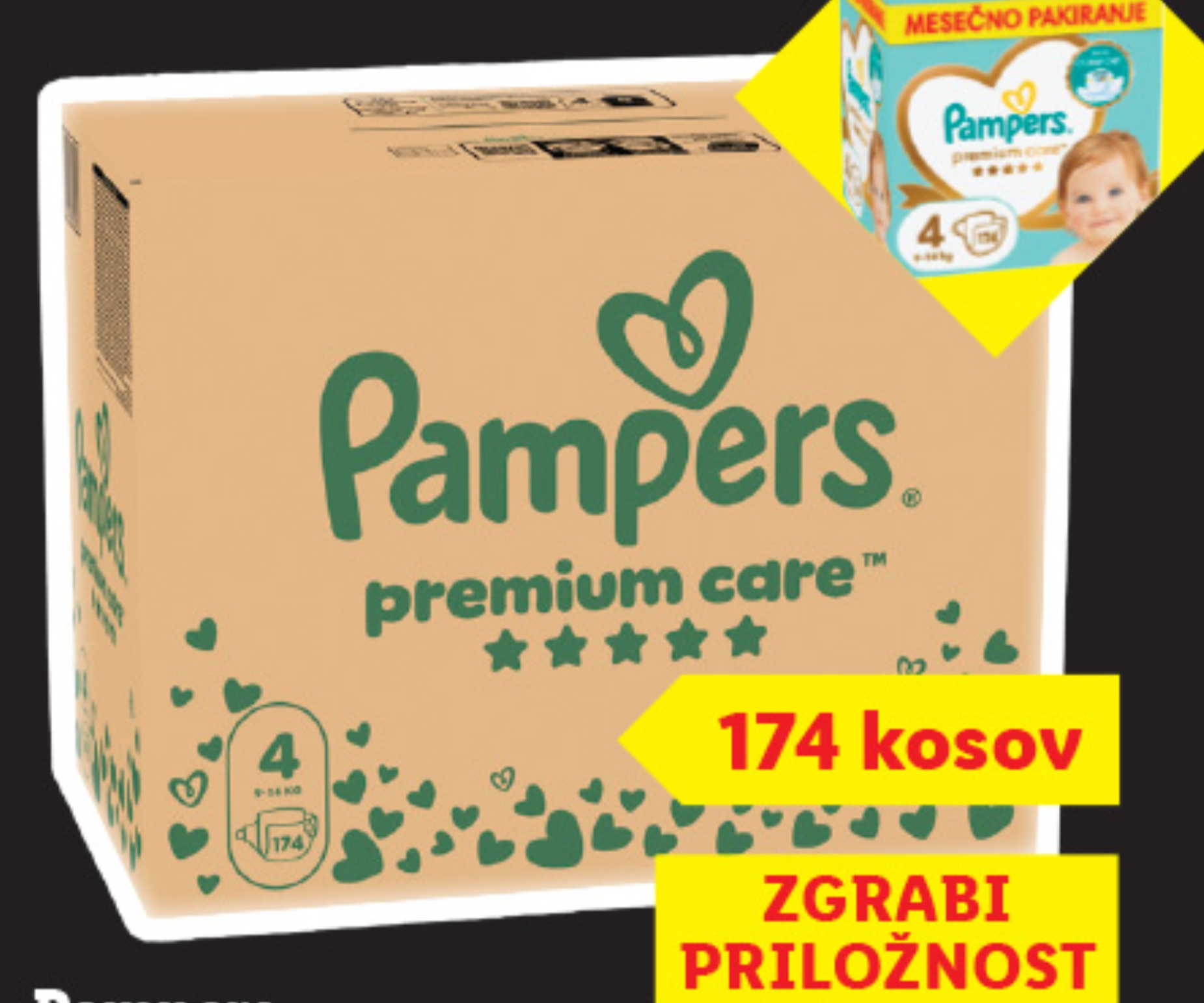 Pampers Premium care plenice