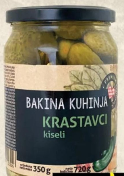 Kiseli krastavci 690 g / 350 g