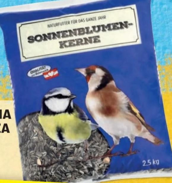 Sončnična semena za ptice