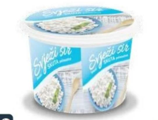 Svježi sir 500 g - Akcija u trgovini Eurospin