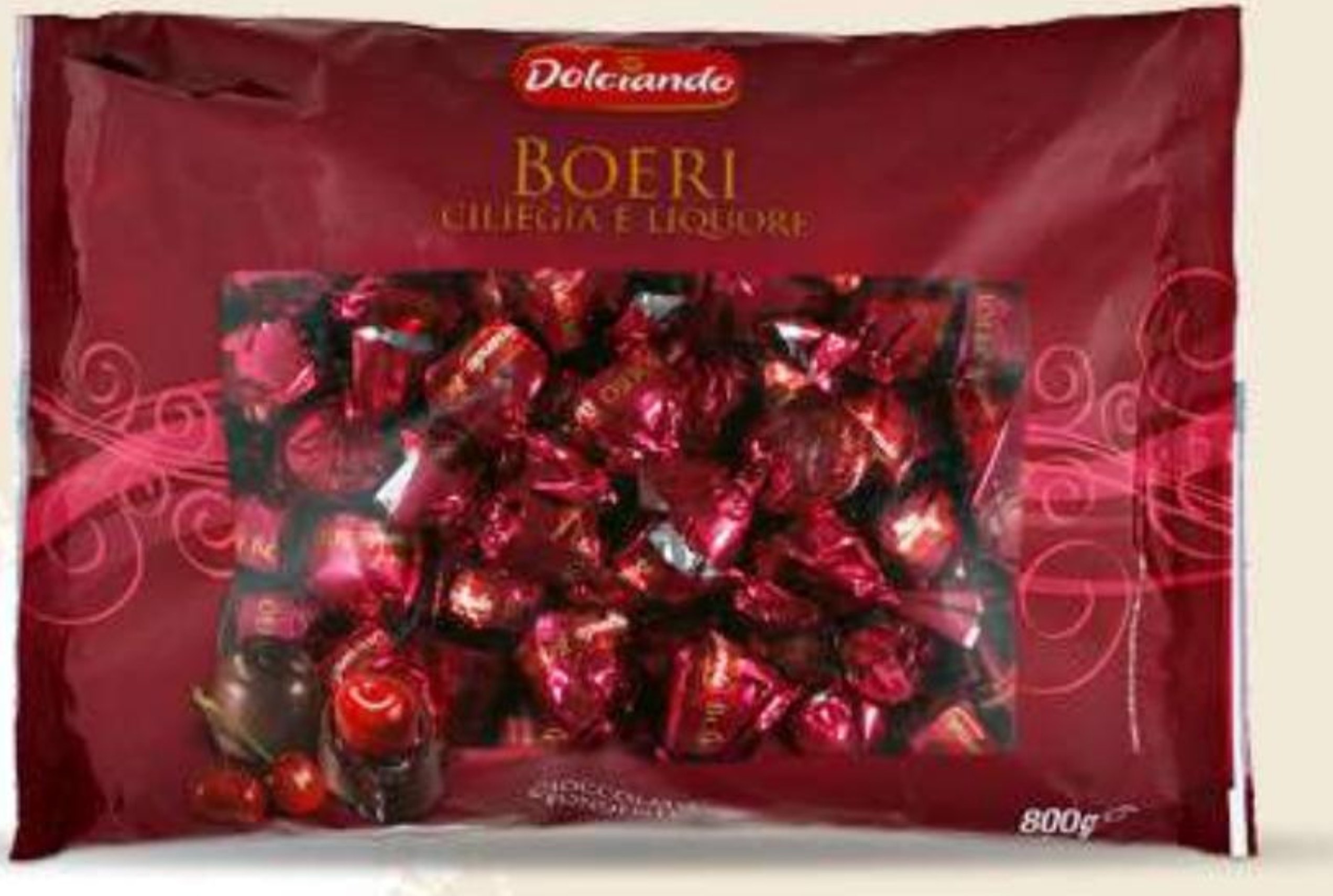 Dolciando Čokoladni pralineji Boeri s češnjo