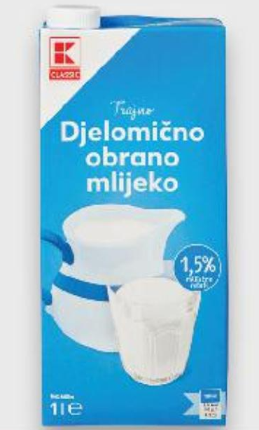 Trajno mlijeko 1 L