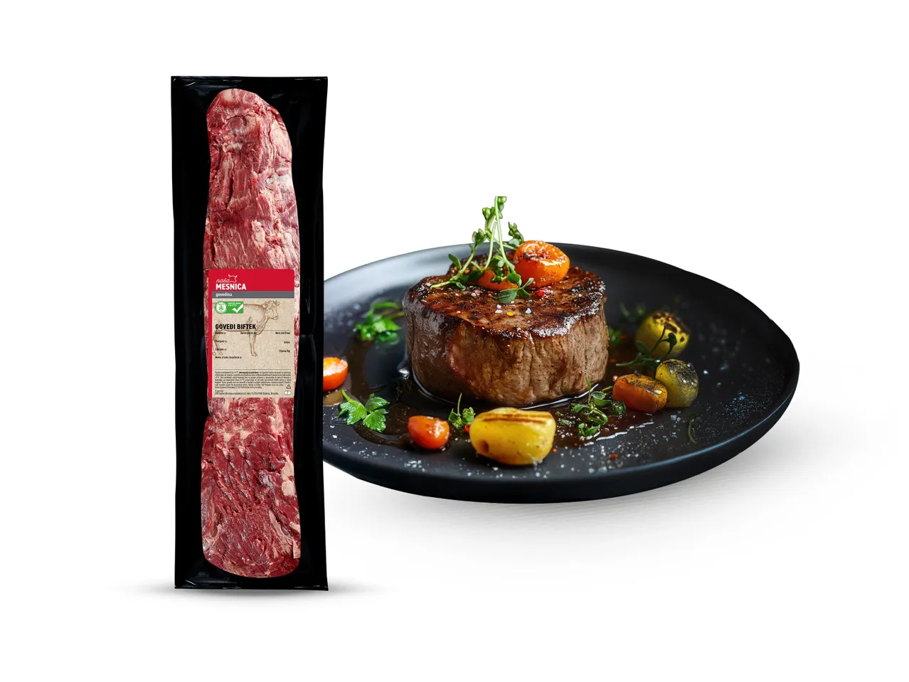 Svježi govedi biftek