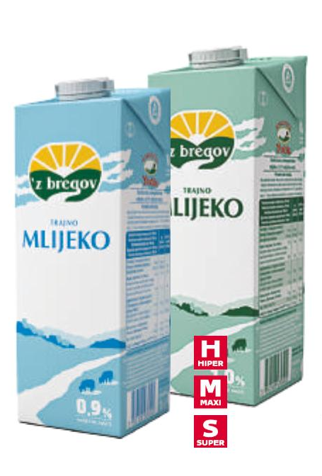 'z bregov Trajno mlijeko 1 L