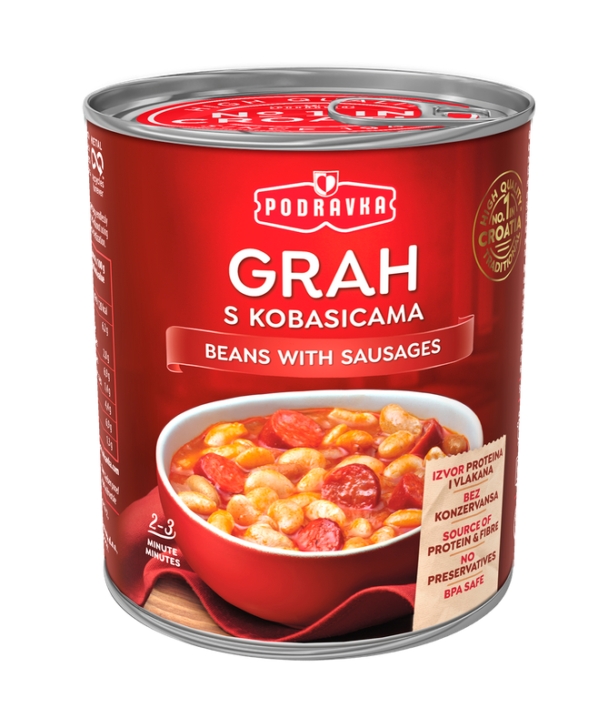 Grah Podravka S kobasicama 400 g