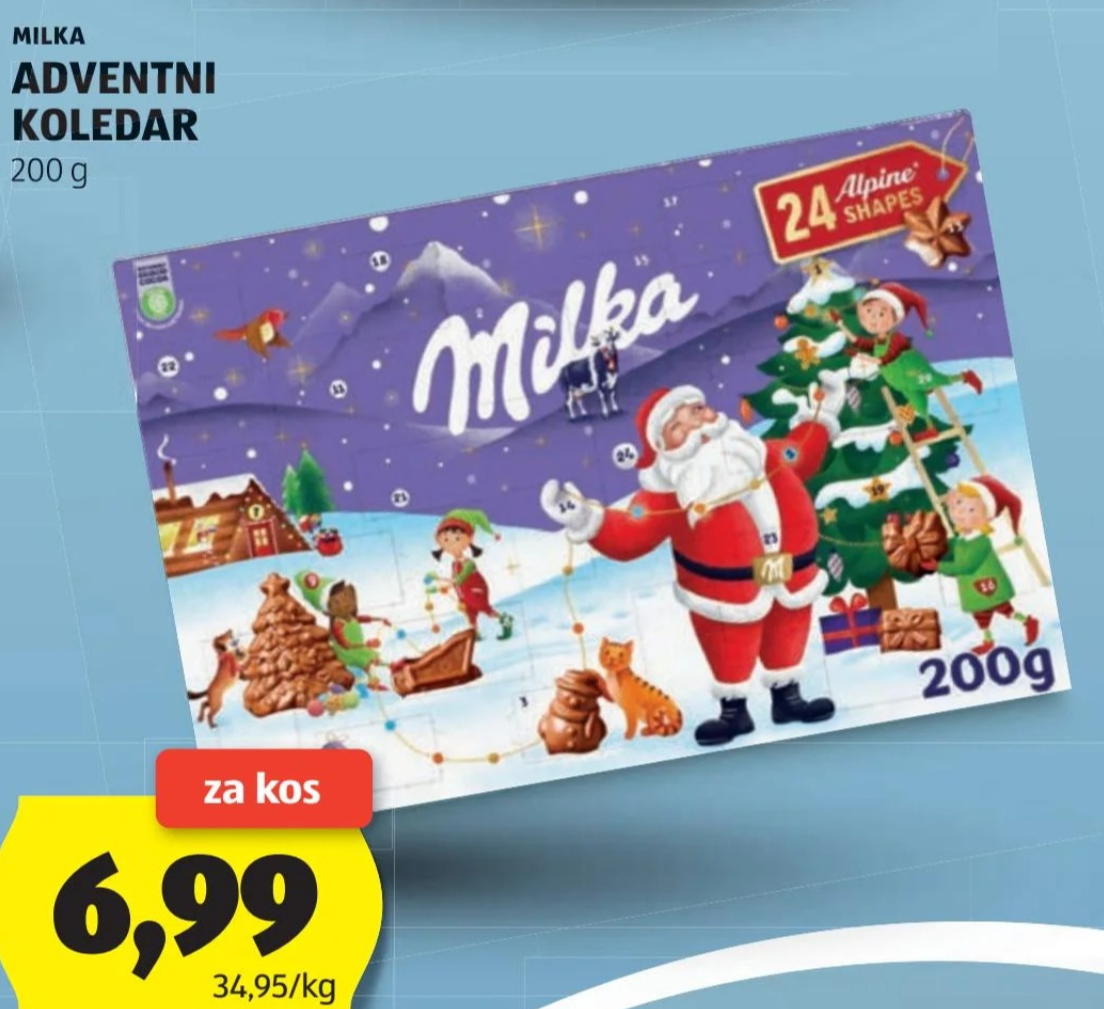 Milka Adventni koledar