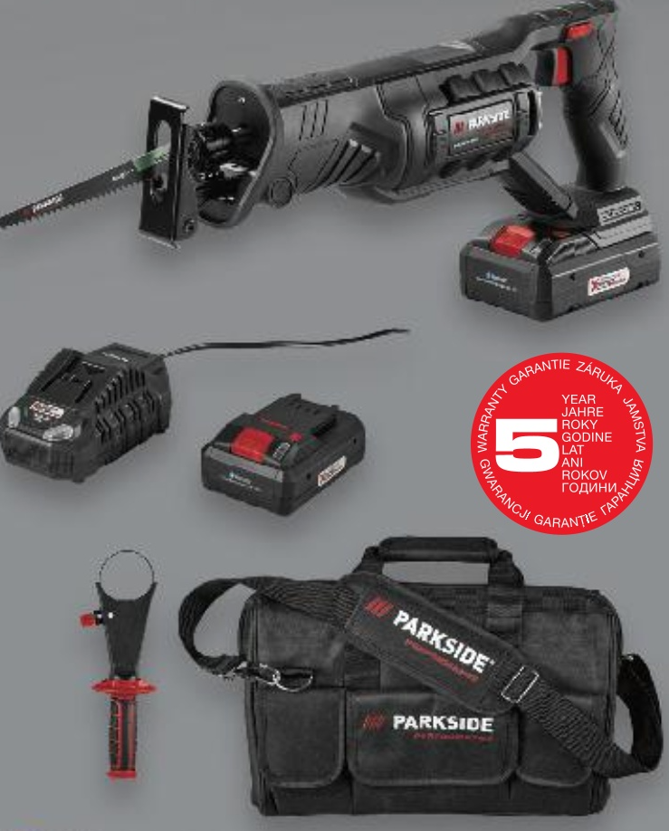 PARKSIDE PERFORMANCE® Kombinirani set alata 20 V