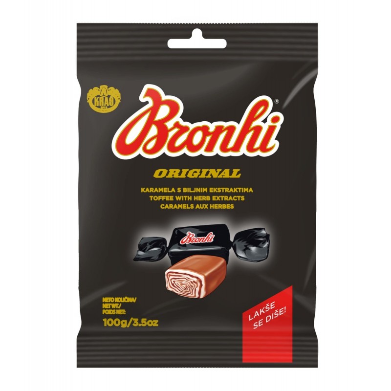 Bronhi bomboni karamele Kraš