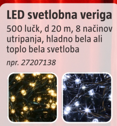 LED svetlobna veriga