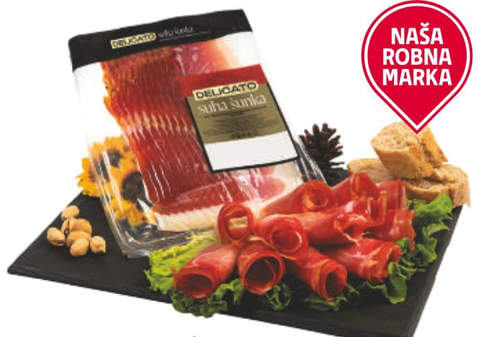 Delicato Suha šunka 1 kg
