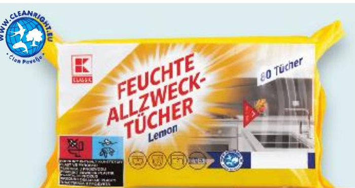 Vlažne maramice za čišćenje Classic Feuchte Allzweck-Tücher 80/1