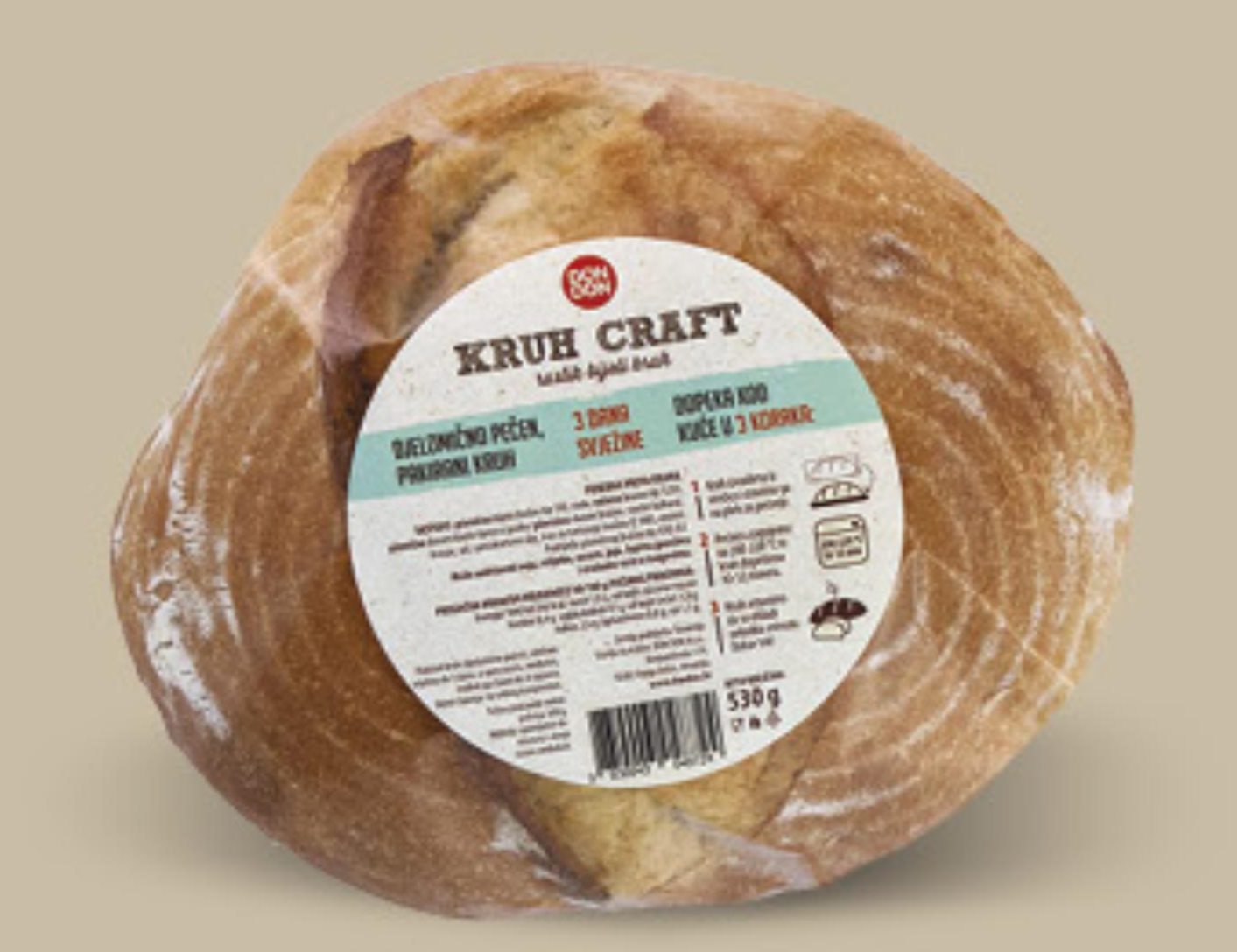 Kruh Craft 530g/500g