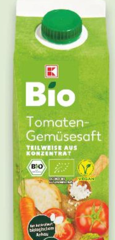 Sok od povrća ili od rajčice 1 L - Akcija u trgovini Kaufland