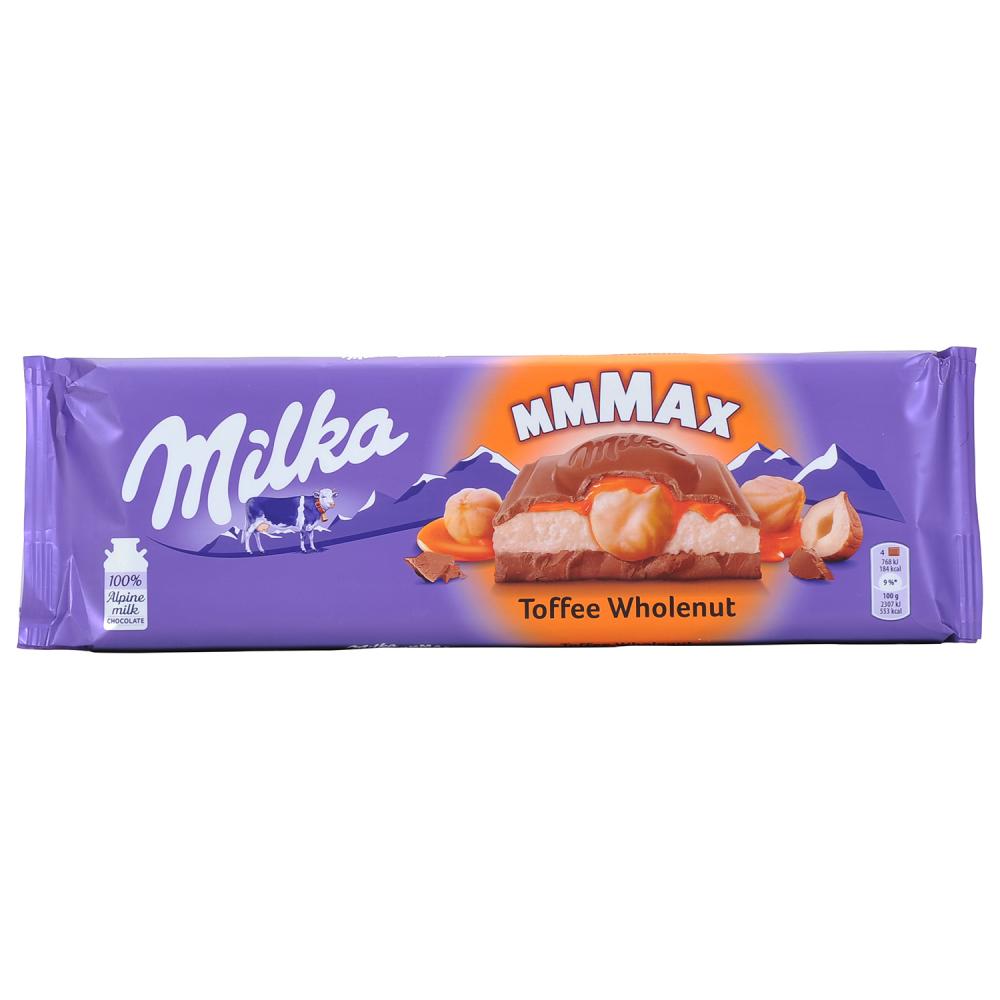 Čokolada Milka Toffee Wholenut
