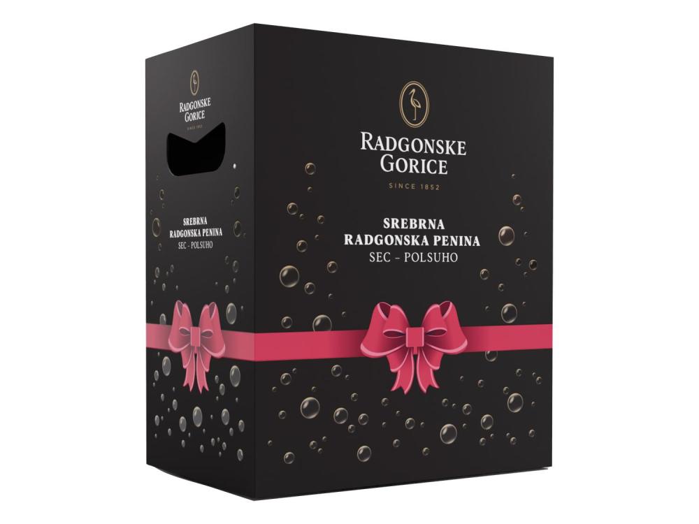Radgonske gorice Darilno pakiranje Srebrna radgonska penina