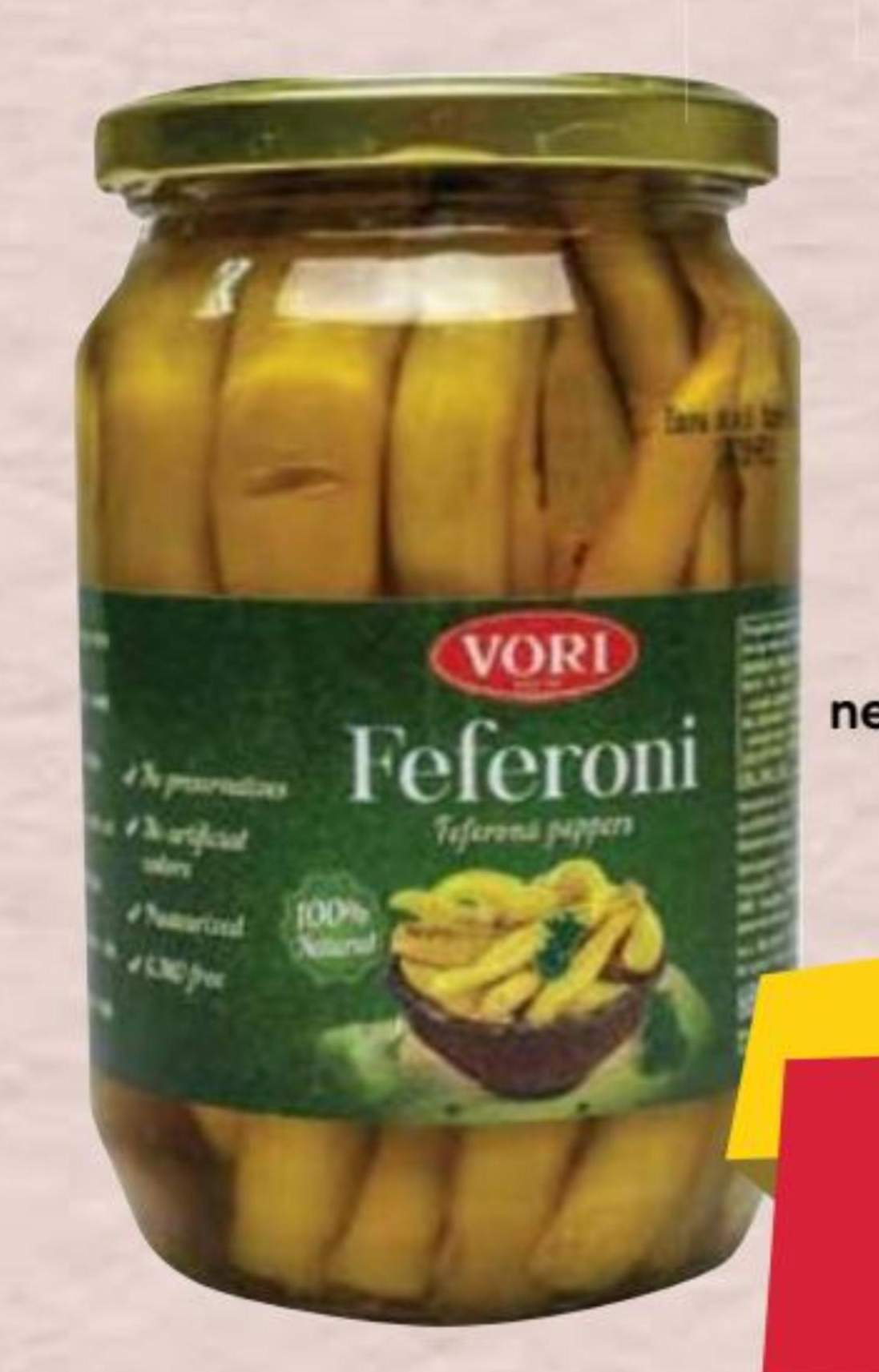 Vori Feferoni ljuti 680g