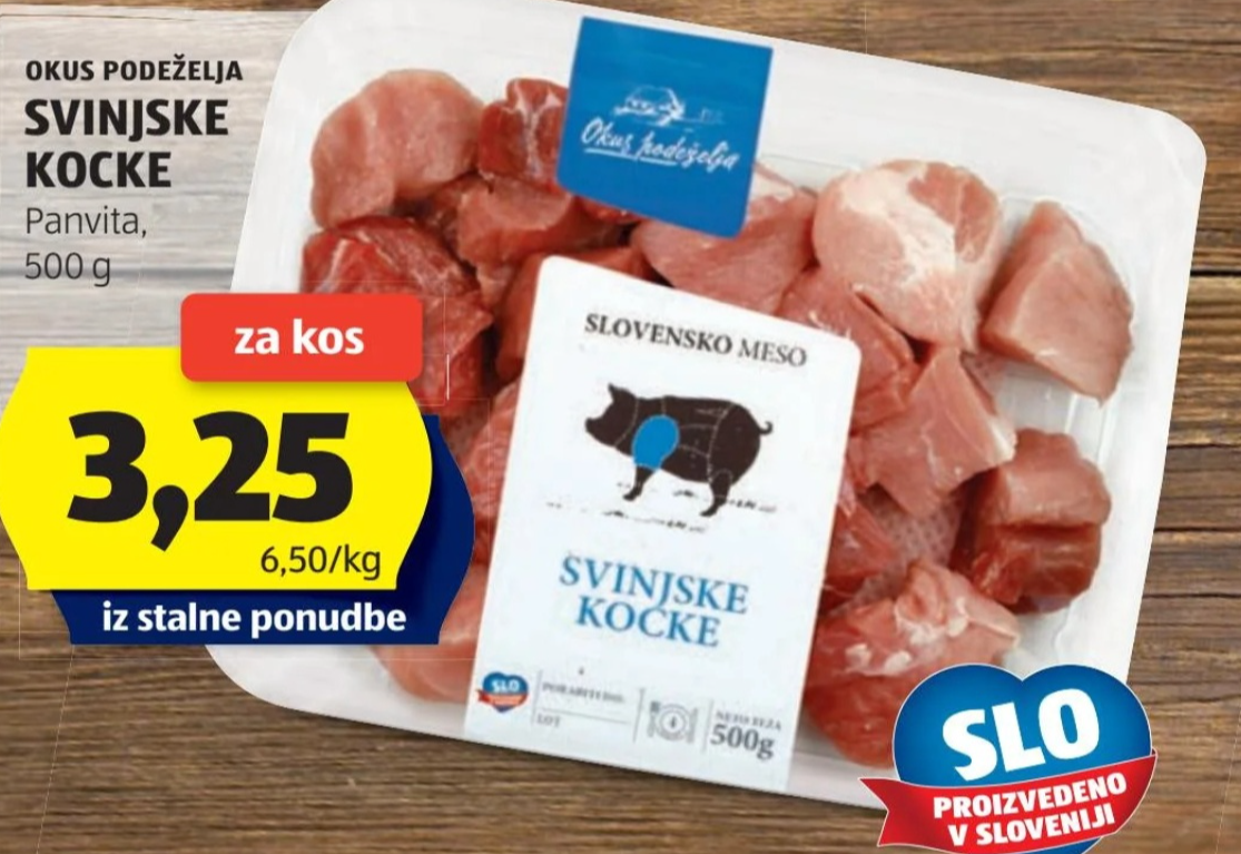 Okus podeželja Panvita Svinjske kocke