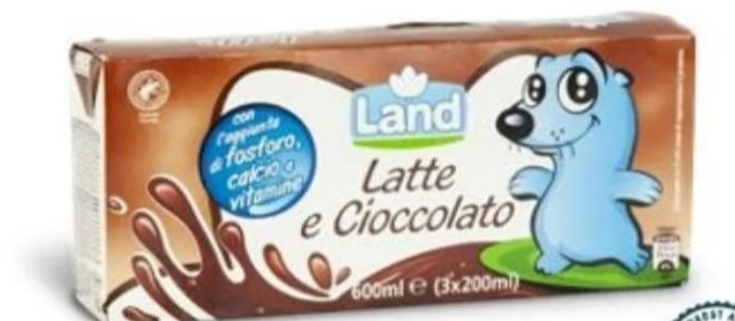 Land Čokoladno mlijeko 3 KOM, 600 ml