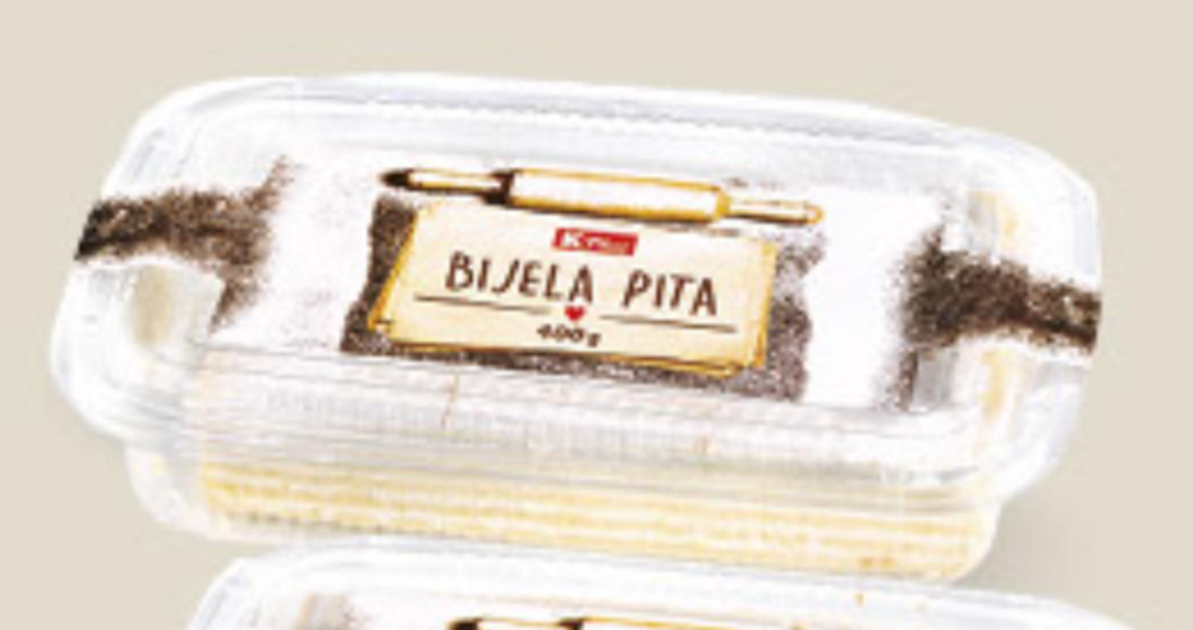 K Plus Bijela pita, Medena pita 400g