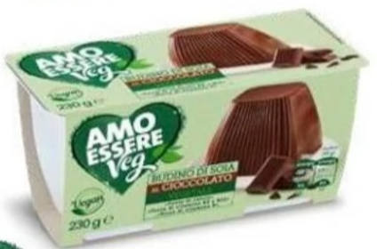 AMO ESSERE Veg Sojin puding, čokolada
