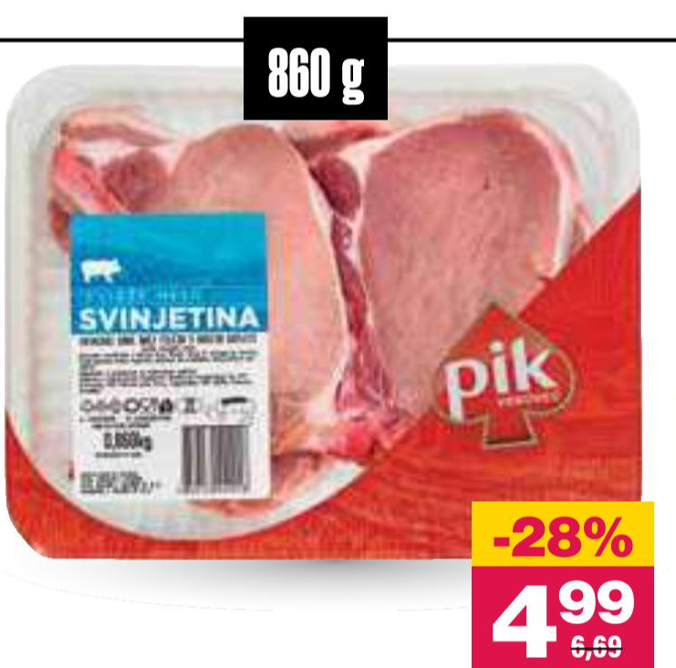 Kocke iz svinjskega stegna Z'dežele