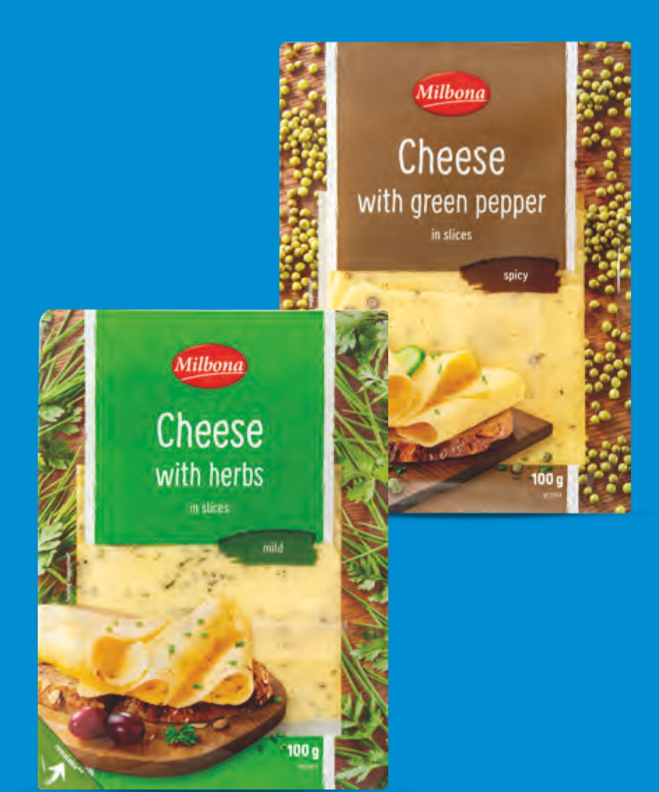 Milbona Sir u listićima sa začinima