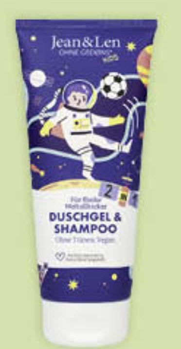Jean & Len Kids 2u1 gel za tuširanje i šampon 200 ml