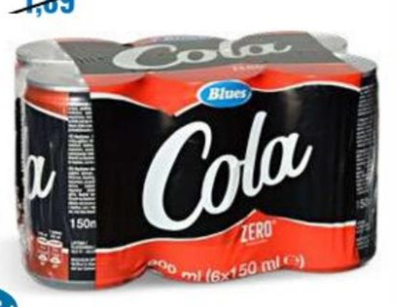 Pijača Cola brez dodanega sladkorja