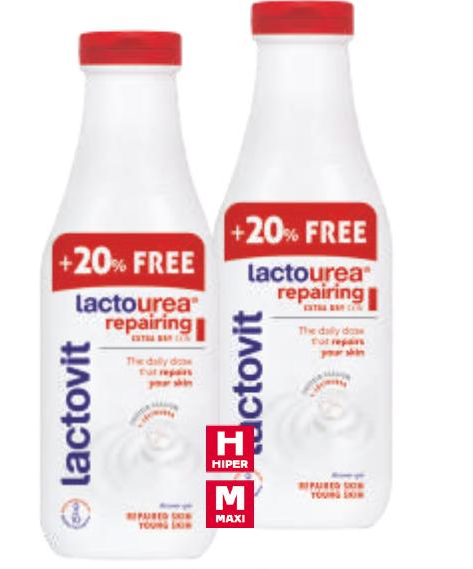 Lactovit Gel za tuširanje 600 ml + 120 ml GRATIS
