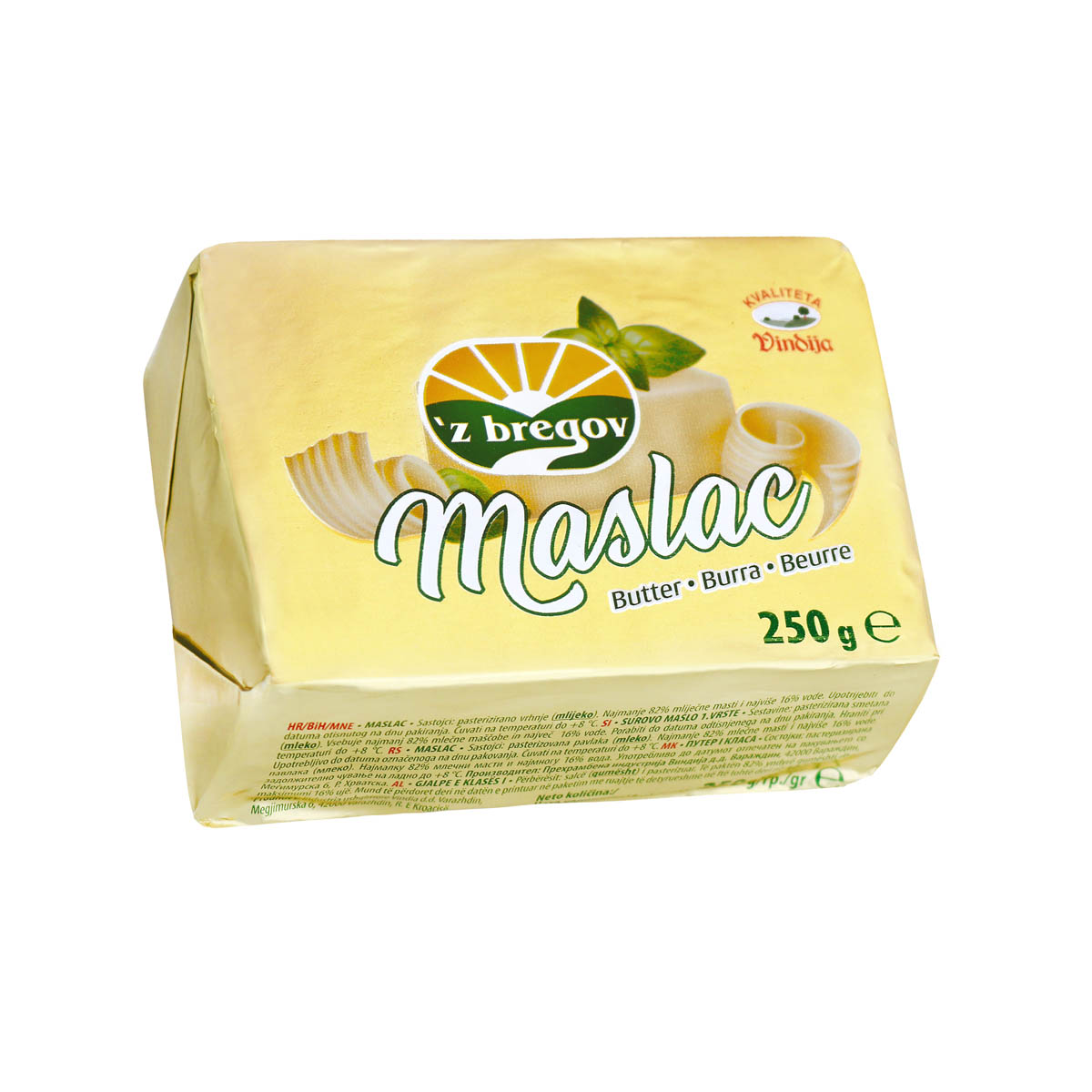'z bregov Maslac 250 g