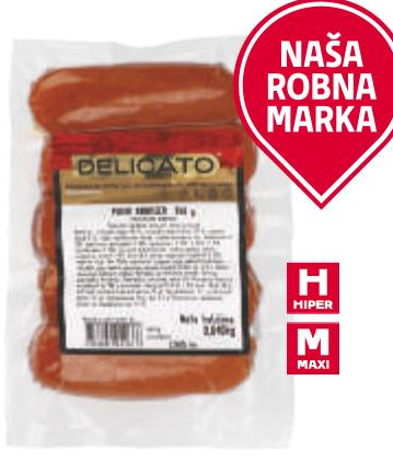 Delicato Kobasica pučka 640 g