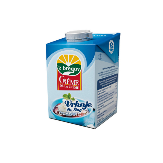 'Z BREGOV Vrhnje za šlag