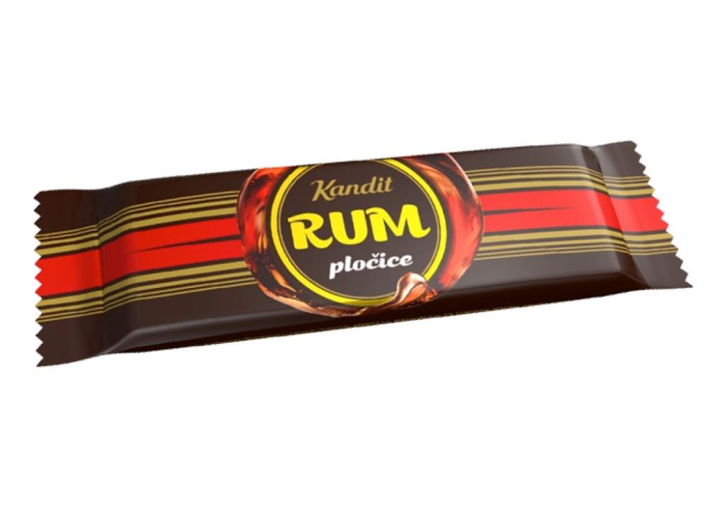 Čokolada rum ploščica Kandit