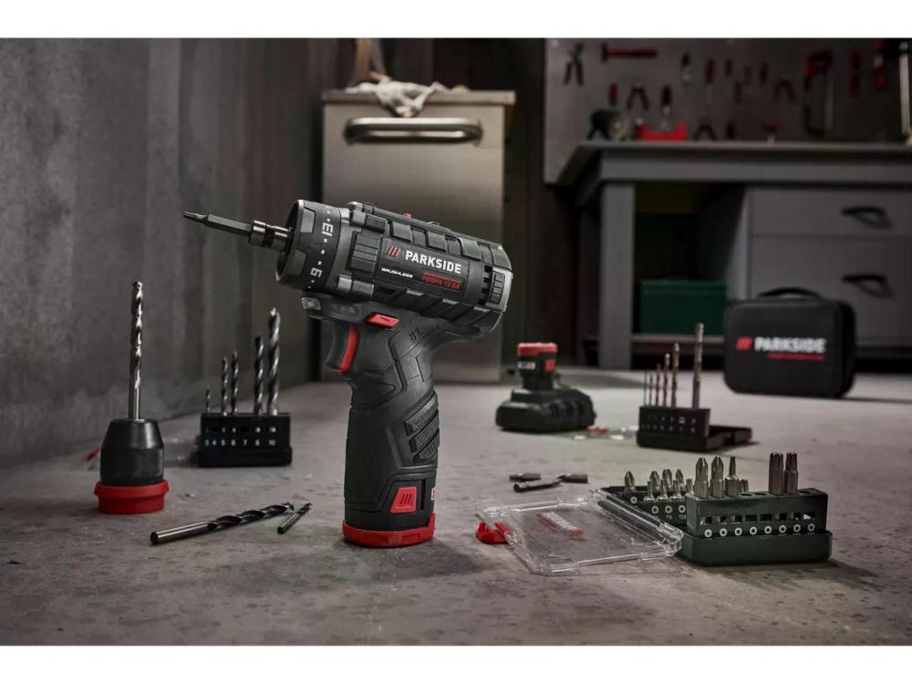 Parkside Performance Komplet akumulatorskega vrtalnega vijačnika