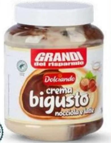 Namaz lješnjak i mliječna krema 1 kg
