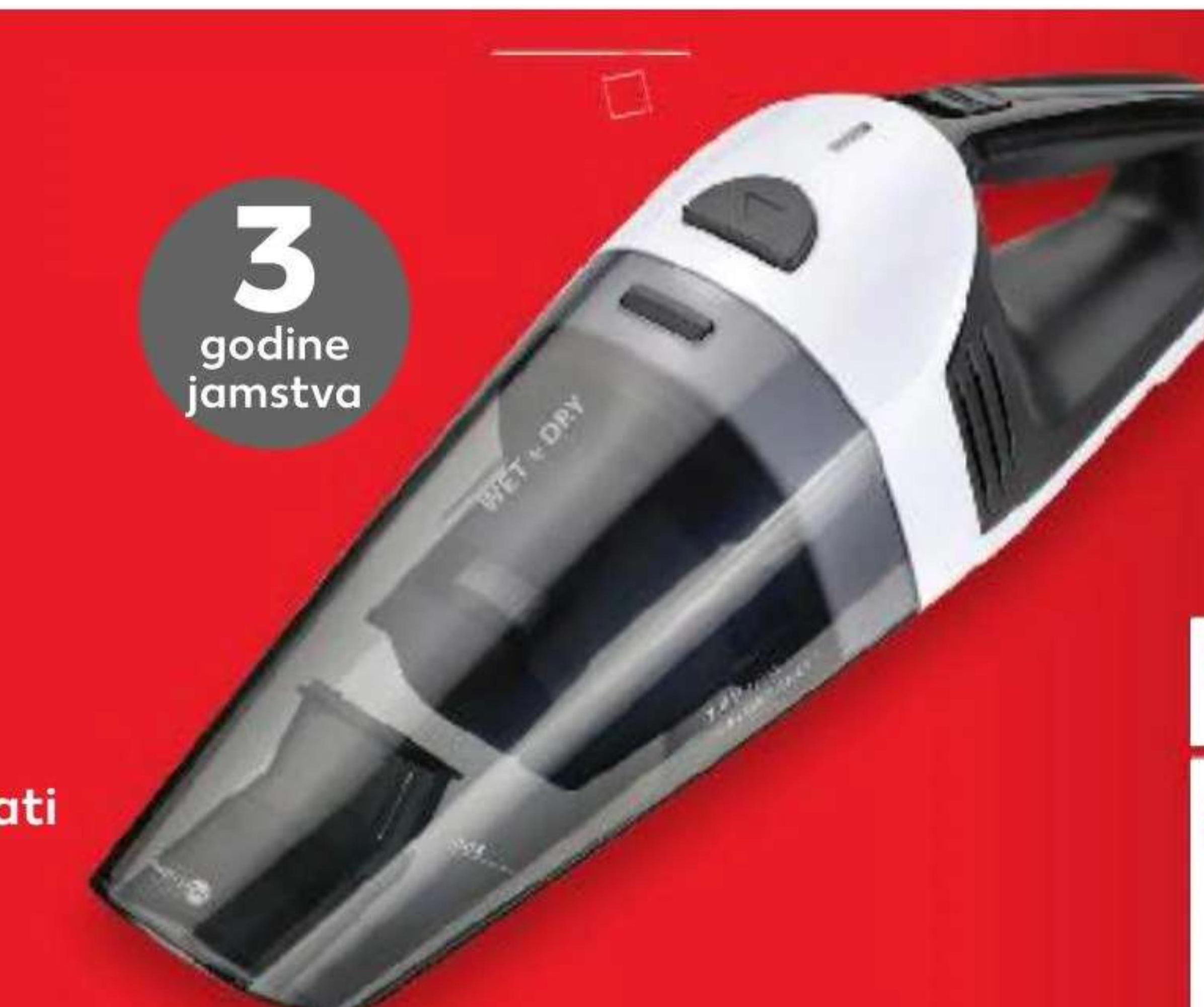 Ručni usisavač - Akcija u trgovini Kaufland