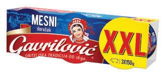Gavrilović Mesni doručak 3x150g