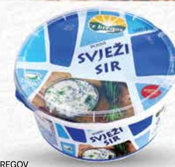 'Z Bregov Svježi sir posni