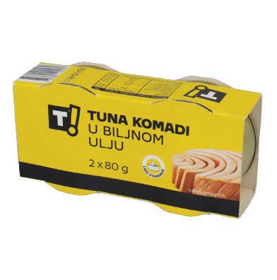 T! Tuna komadi 2 x 80 g - Akcija u trgovini Tommy