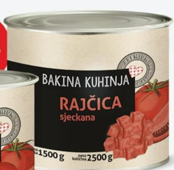Rajčica sjeckana ili pelat 2500 g