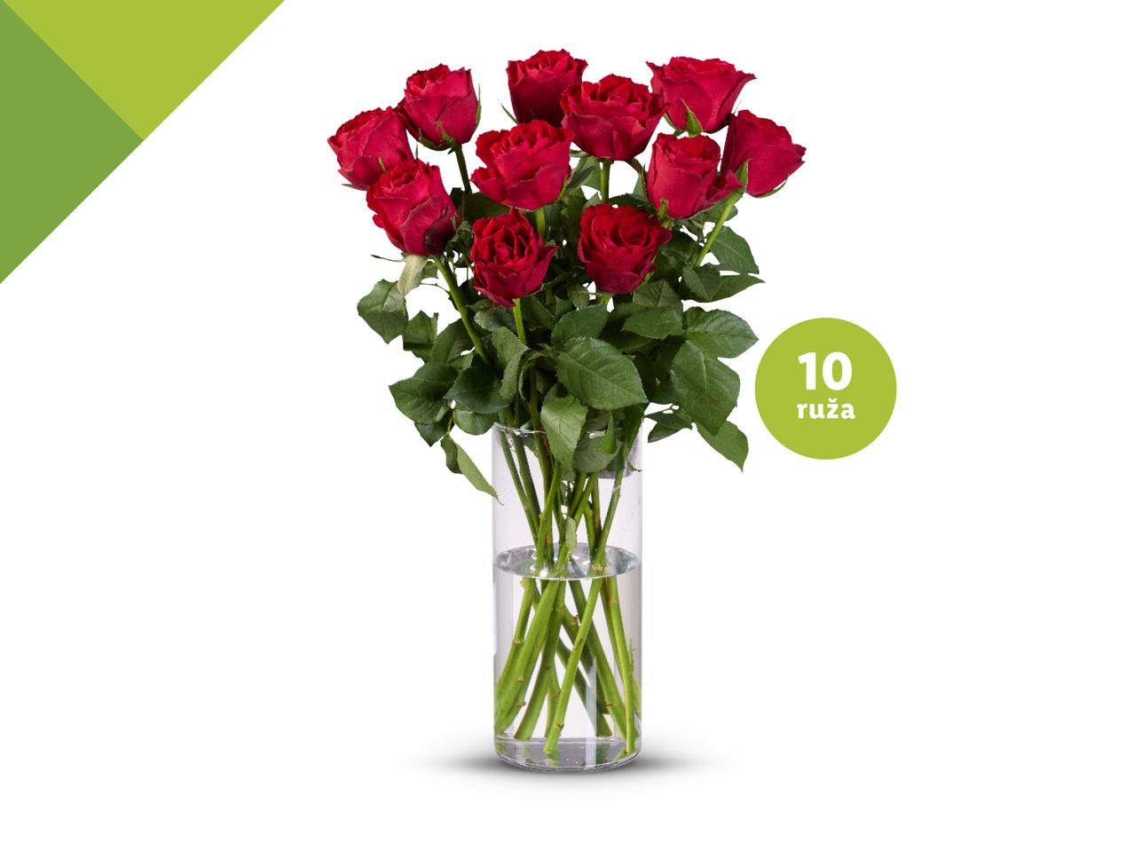 Ruže rezane 10 ruža