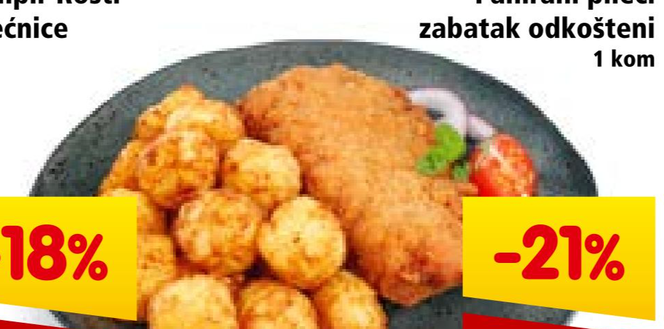 Panirani pileći zabatak odkošteni 1 kom - Akcija u trgovini Spar