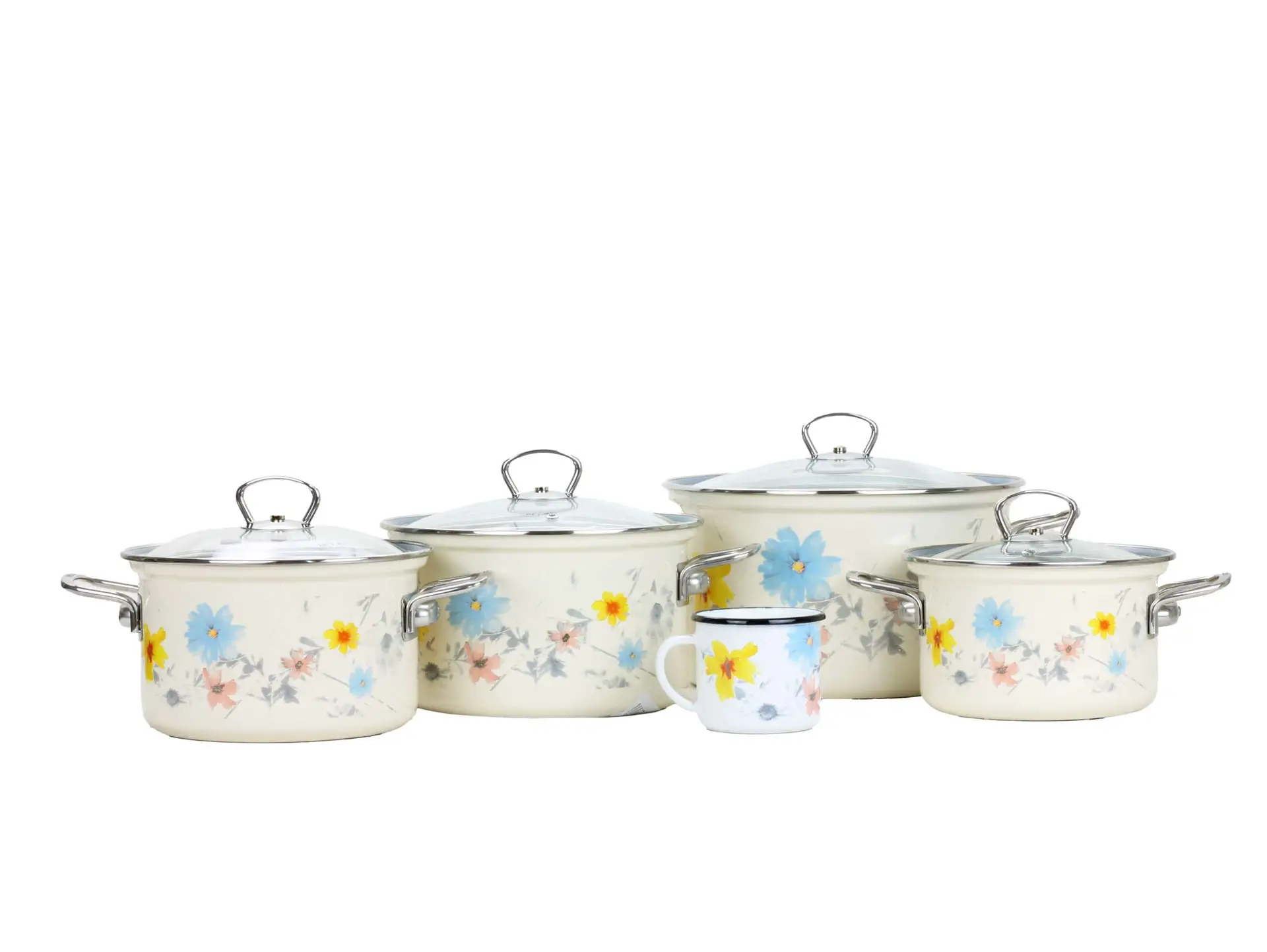 Set emajliranog posuđa Belis 5 kom/set