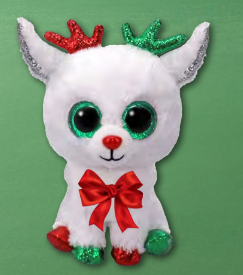 TY Plišasti severni jelen Tinsel