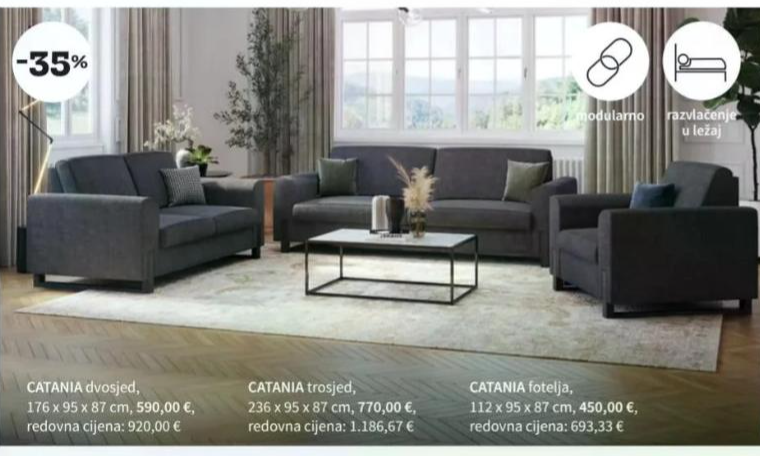 CATANIA fotelja - Akcija u trgovini Prima