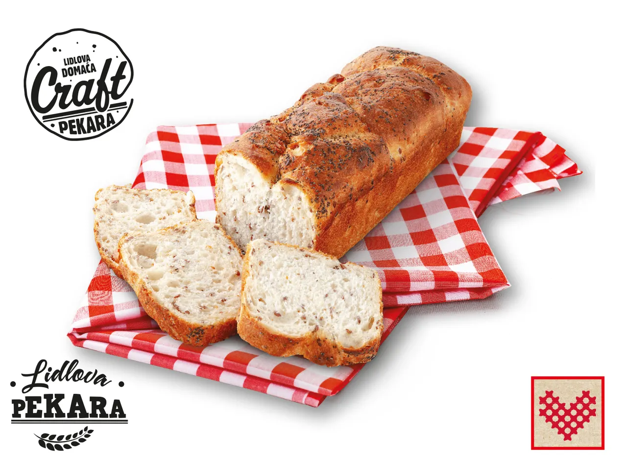 Domaći craft kruh sa sjemenkama