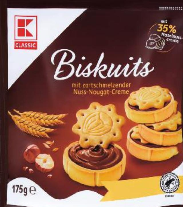 Keks lješnjak krema 175 g - Akcija u trgovini Kaufland