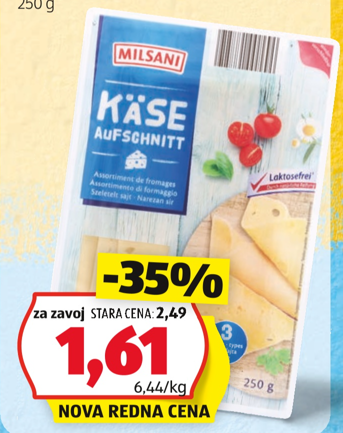 Milsani Sirov narezek